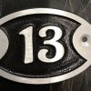 Door Number Sign