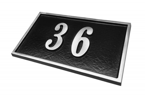 Rectangular Address Plaque