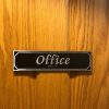 Office Door Sign with Braille