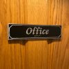 Office Door Sign with Braille
