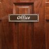 Office Door Sign with Braille
