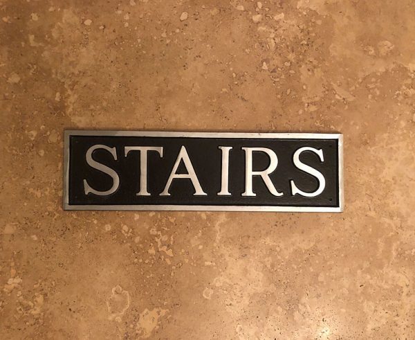 Stairs Door or Wall Sign
