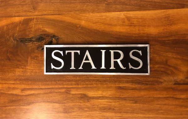 Stairs Door or Wall Sign