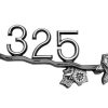 Aluminum Mountain Laurel Address Plaque 21 1/4"x 10"